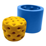 Molde Forma Silicone Vela Sabonete Puff Redondo