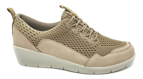 Zapatilla Ortopédica Mujer Cafe Taupe Mysoft