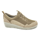 Zapatilla Ortopédica Mujer Cafe Taupe Mysoft