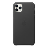 Funda De Cuero Apple Original iPhone 11 Pro Max Negra