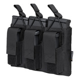 Riñonera Idogear Tactical Triple Revistero, 5,56 Molle