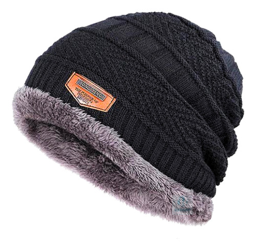 Touca Gorro Inverno Masculina Feminina Forrada Pelúcia Frio