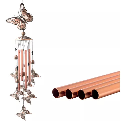 Tubos De Campanilla De Viento Con Sonido Para Decoración Ext