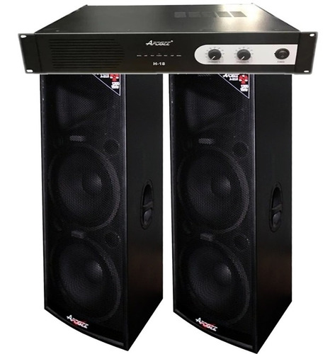 Bafle A215 Apogee X2 + Amplificador Apogee H18 Premium