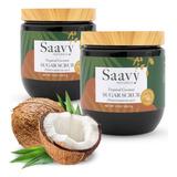 Saavy Naturals Exfoliante Corporal Sugar Scrub Coco Exotico