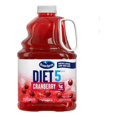 Ocean Spray Diet Cranberry Juice Drink, 101.4 Fl Oz Bottle | Envío gratis