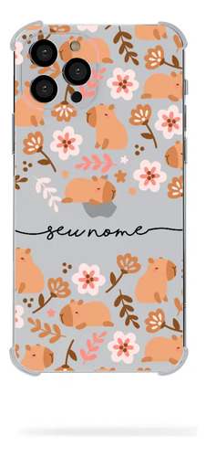 Capa Capinha Personalizada Com Nome Capivara | MercadoLivre