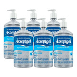 Gel Antisséptico Higienizador De Mãos 420g Asseptgel Kit C/6