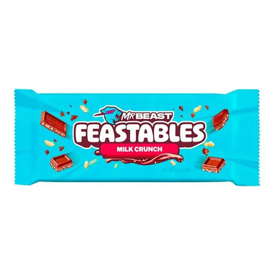 Chocolate Leche Crunch 60g Mr Beast Feastable X10 Unidades | Envío gratis