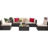  Excelenet Juego De Sala Para Exterior 6 Pcs