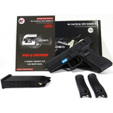 Kit Pistola Airsoft Glock 18 Gen4 Metal We + 3300 Bbs + Gree