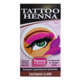 Henna Para Sobrancelha Tattoo Henna Castanho Claro