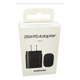 Cargador Samsung Original 25w Tipo C Negro S21 Ultra