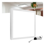 Painel Plafon Led Sobrepor 36w 40x40cm Quadrado Branco Frio