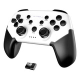 Joystick Inalámbrico Gamepad Pc Ps3 Switch Android Netmak Ep Color Blanco