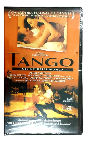 Tango  No Me Dejes Nunca Carlos Saura Vhs Original 