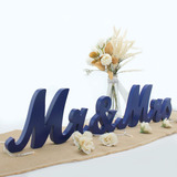 Cartel De Mr Mrs Para Mesa De Boda, Letras De Madera Mr...