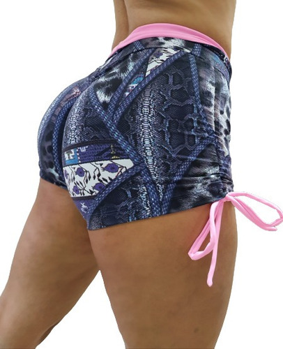 Short Empina Bumbum, Short  Cordinha, Franzido, Oncinha, Fit