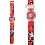 Reloj Niños Digital Luces Tapa Infantil Mickey Mouse 3d