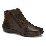 Bota Moda 82291vpr Goma Depiso Molde Regular Confort Cierre