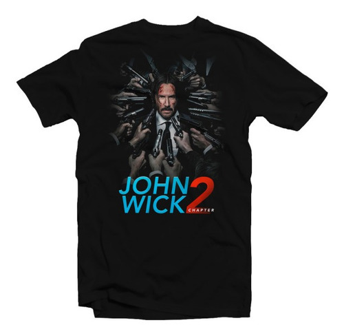 Playeras John Wick Full Color - 15 Modelos Disponibles