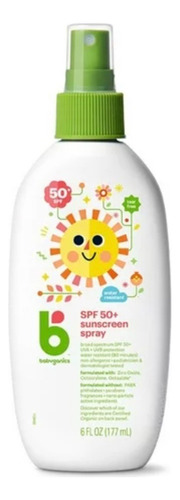 Protetor Solar Baby Fator Spf 50+ - Spray - Babyganics 177ml