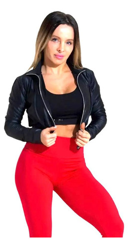 Crop Jacket Black Negro