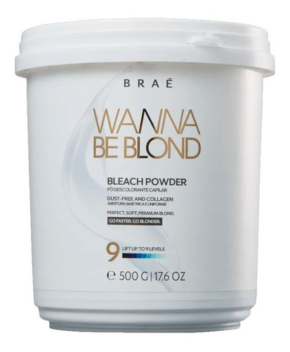 Braé Wanna Be Blond Pó Descolorante Capilar 500g