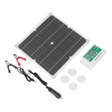 Kit De Panel Solar De 12 W, Cargador De Batería De 60 A 12 V