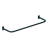 Cabideiro Suspenso Parede Arara Area De Serviço Closet 60cm Cor Preto