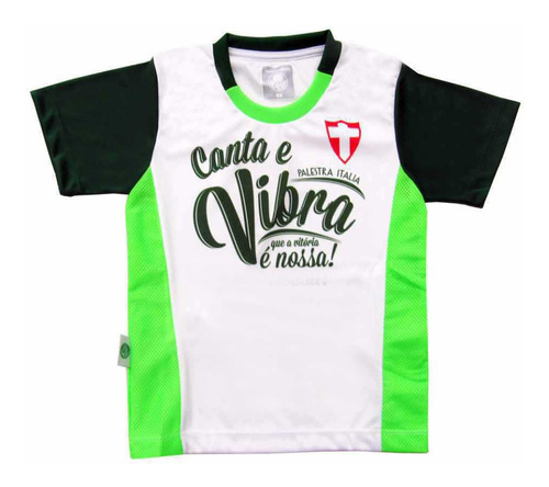 Camisa Palmeiras Infantil Oficial 0223 Poliester Revedor