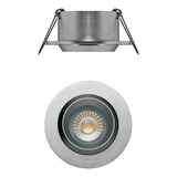 Luminario Spot Empotrable Plafón Base Para Foco Mr16 Th-1220 Illux