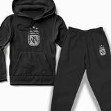 Conjunto Buzo Canguro Y Pantalon Jogging Futbol Argentino