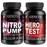 Energia Potencia Pro Hormonal Hero Test Nitro + Pump Genetic