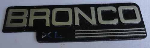 Emblema Ford Bronco Xl Antimonio Foto 3