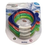 Set Juego Buceo Pileta Peces Anillos Niños Infantil 