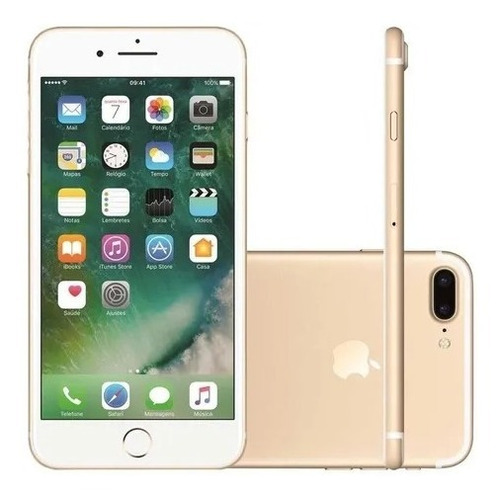 iPhone 7 Plus 128 Gb Dourado Original Vitrine