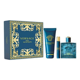 Perfume Versace Eros 100ml Edt + 10ml + 150ml Sg Set