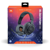 Audífonos Gamer Jbl Over Ear Quantum 100 Micrófono Extraible