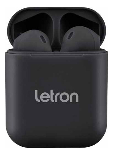 Fone C/mic Bluetooth Duplo S/ Fio Estereo Earbuds - Letron 