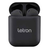 Fone C/mic Bluetooth Duplo S/ Fio Estereo Earbuds - Letron 