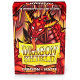 Protectores Dragon Shield Japanese Matte Crimson 60 - One Up