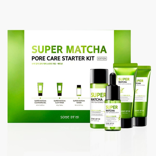 Kit Cuidado Facial Poros Some By Mi Super Matcha 4pz Coreano