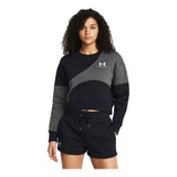 Polerón Ua Essential Fleece Ic Mujer Negro Under Armour