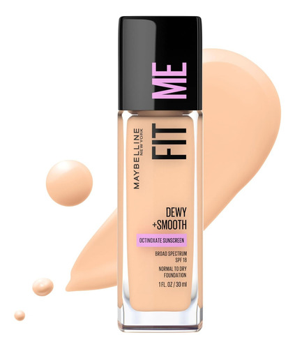 Base De Maquillaje Líquida Maybelline Fit Me Fit Me Presente En Imagen Y Descripción