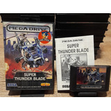 Jogo Super Thunder Blade Cib Mega Drive Tectoy