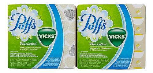Puffs Plus Lotion Facial Tissues With Scent Of Vicks - 48 Ct