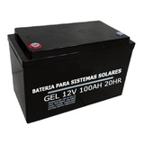 Baterías Gel Ciclo Profundo 100ah 12v