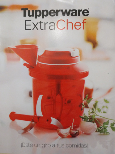 Tupperware Extra Chef. Picadora Batidora Manual