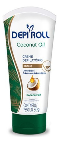 Creme Depilatório Buço Coconut Oil 50g Depiroll
